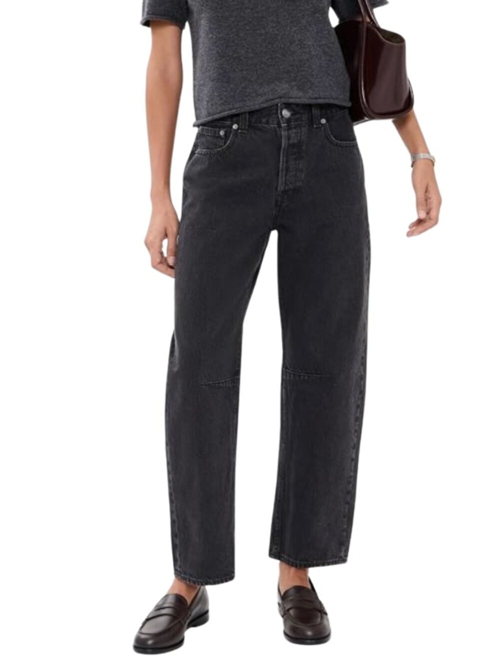 NWT Madewell The Darted Barrel-Leg Jean Denim Olenda Wash Size 26 NEW